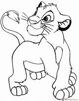 Lion Coloring Simba Disneyclips Kleurplaat Leeuwenkoning Vitani Sarabi Kopa sketch template