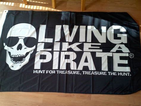 living like a pirate gear pirates retail logos pirate flag