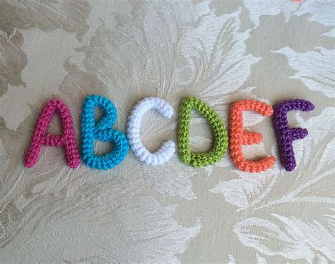 crocheted alphabet    find   crochet