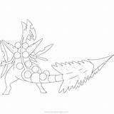 Sceptile Gengar Xcolorings Psyduck Lycanroc Silvally Lineart Dusk 1100px sketch template