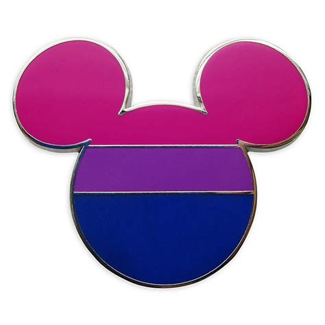 Disney Store Mickey Mouse Bisexual Flag Pin Shopdisney Uk