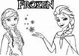 Elsa Anna Wecoloringpage Von Coloring Gemerkt Frozen Ausmalbild Und Prinzessin sketch template