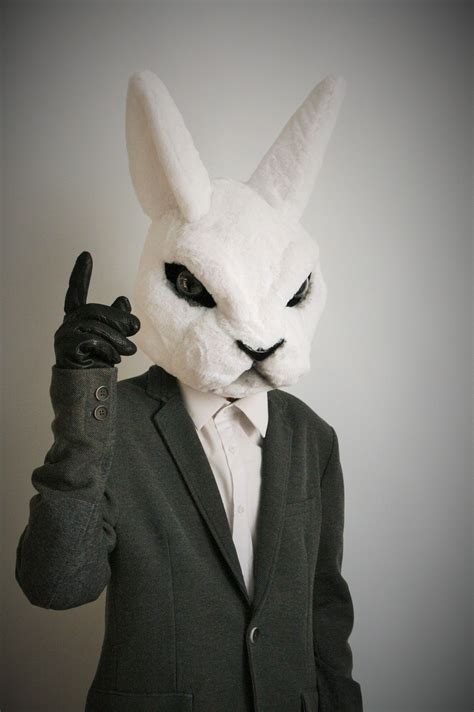 rabbit head  misfits show  oneandonlycostumes bunny art