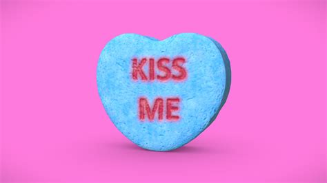 Heart Candy Kiss Me Buy Royalty Free 3d Model By Jesus Bibian Jr
