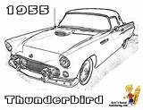Printable 50s Classic F350 Cool Mustangs sketch template