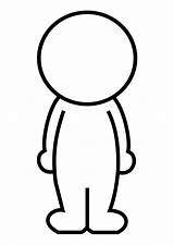 Face Coloring Empty Figurine Large sketch template