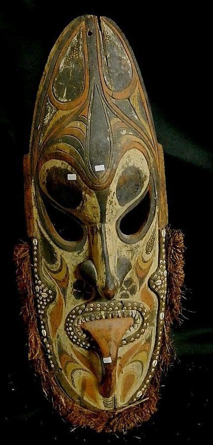 An Ancestral Mask Sepik River Papua New Guinea 104 Cm