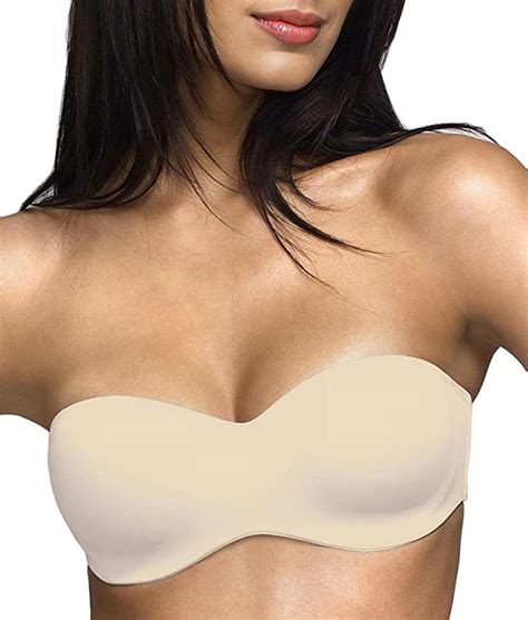 strapless bra nude plus size 48dd lingerie support bra big bust