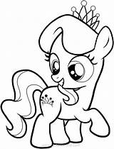 Pony Little Coloring Tiara Diamond Mark Pages Cutie Crusaders Colouring Printable Marks Print Getcolorings Color Sunbow Hasbro Copyright Production Search sketch template