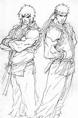 Ken Fighter Ryu Street Coloring Para Sagat Drawing Colorir Iv Deviantart Desenhos Pages Choose Board sketch template