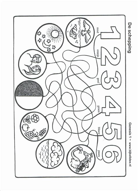 day  creation page coloring pages