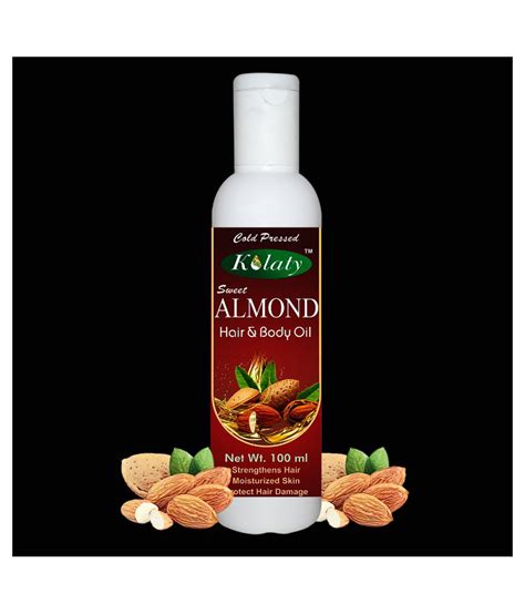 Kolaty Sweet Almond Oil For Skin And Hair Almond Oil 100