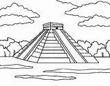 Para Colorear Piramides sketch template
