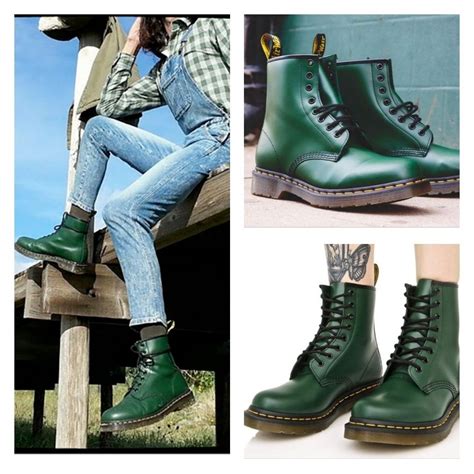 dr martens shoes dr martens  smooth boots color green size  martens green dr