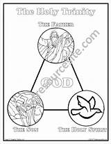 Trinity Coloring Pages Holy Sheet Getcolorings Printable Color Getdrawings sketch template