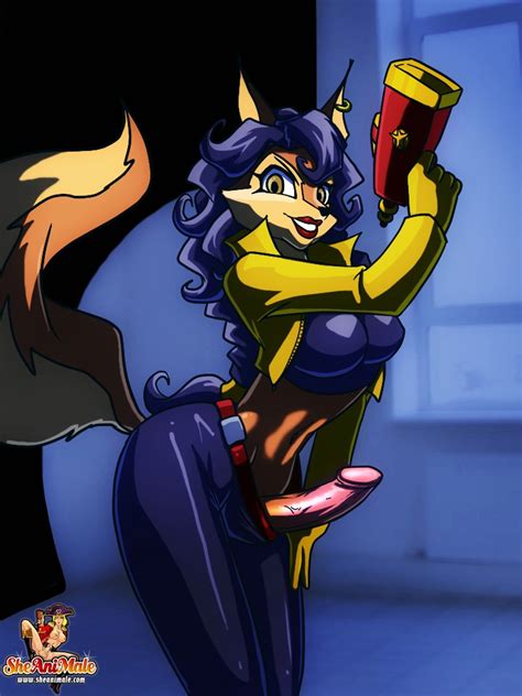 Rule 34 Breasts Carmelita Fox Color Covered Breasts