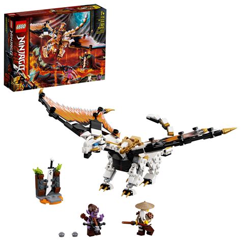 lego ninjago wus battle dragon  ninja battle building toy