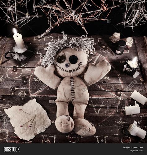 Voodoo Ritual Doll Magic Objects Image And Photo Bigstock