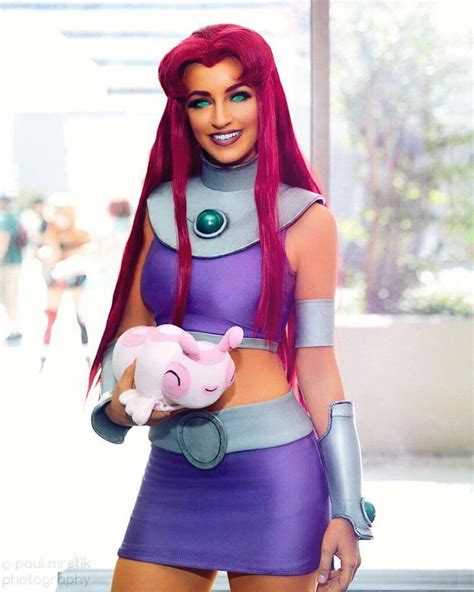 [self] Space Princess Starfire From Teen Titans Cosplay