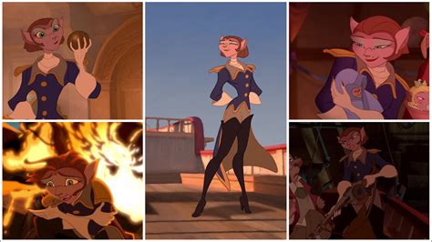 [treasure planet] the complete animation of captain amelia youtube