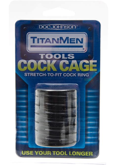 titanmen tools cock cage black