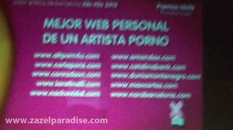 zazel paradise premio ninfa primera linea 2013 mejor web personal youtube