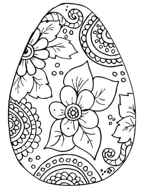 easter egg coloring pages  easter pinterest adult coloring