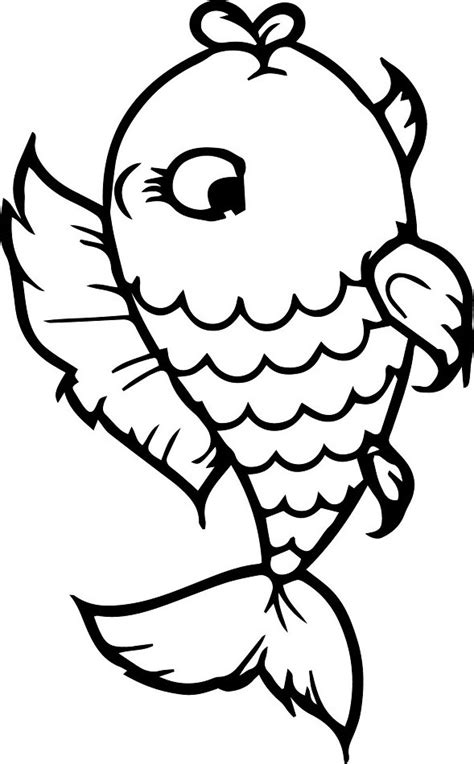cute fish coloring page  printable coloring pages  kids