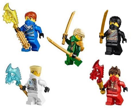 Lego® Ninjago™ Ninja S Set Of 5 Lloyd Cole Jay Kai Zane Techno