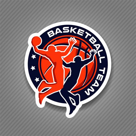 basketball team logo  vector art  vecteezy