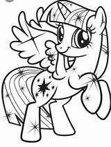 Twilight Sparkle Pony Little Coloring Pages Princess Para Unicorn Colorear Equestria Girls Colouring Dibujos Printable Touch Magic Getcolorings Print Animados sketch template