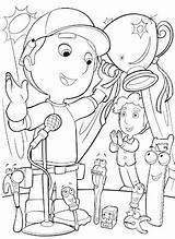 Handy Manny sketch template