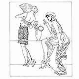 Roaring Fashions Dover Twenties Girdles Decade Reshape Thus sketch template