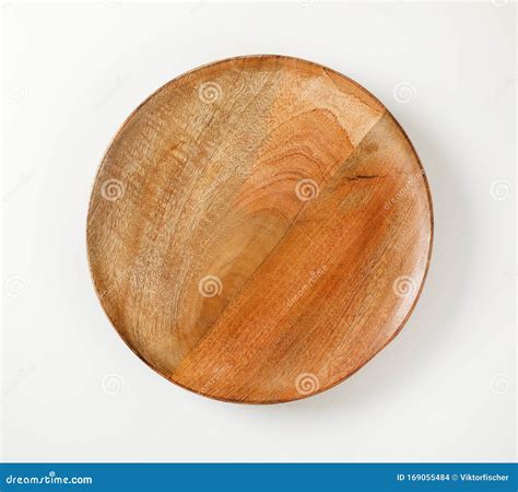 ronde houten plaat stock foto image  plaat werktuig