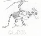 Glados Dragon Uncolored Deviantart sketch template