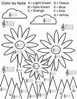 Theory Piano Freebie Spring Musicales Pasatiempos Elementary Packet Reading sketch template