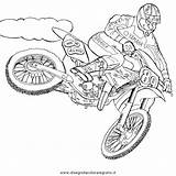Coloring Motocross Pages Tracks Template sketch template