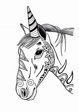 Unicorns Favecrafts Colorings sketch template