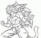Coloring Goku Pages Saiyan Super Popular sketch template