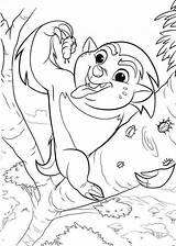 Bunga Guard Lion Coloring Pages Fun Kids Votes sketch template
