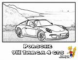 Porsche Car Gt3 Pages Coloring Race Yescoloring Sports sketch template