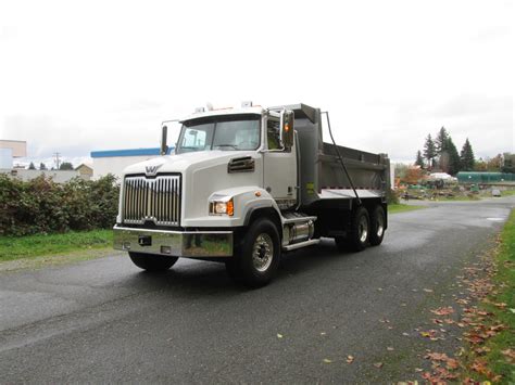 western star sb tandem dump truck bailey western star