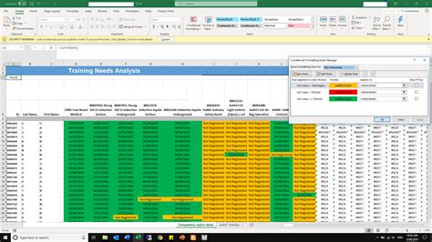 excel conditional formatting   working    today