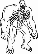 Venom Drawing Face Coloring Marvel sketch template