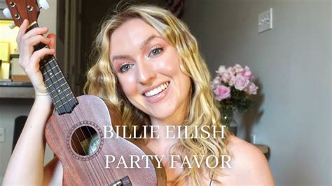 billie eilish party favor acoustic ukulele cover youtube