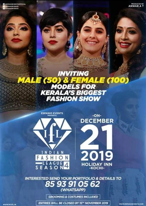 Call For Keralas Biggest Fashion Show