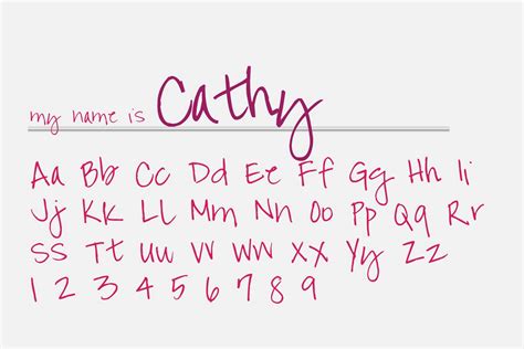 pretty handwriting fonts images girl handwriting font cursive