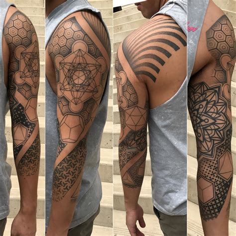 Sacred Geometry Tattoo Chest