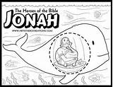 Coloring Bible Pages Jonah Whale Kids School Sunday Heroes Activities Nineveh Jonas Sellfy Der Und Crafts Preschool Printable Sheets Fish sketch template