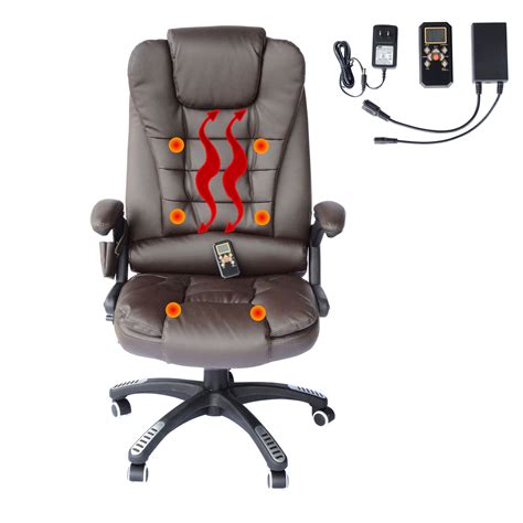 home office computer desk massage chair executive ergonomic heated vibrating ebay